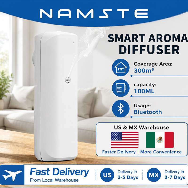 Perfume Fragrance Diffuser - NAMSTE Aromatic Oil Diffuser Bluetooth Fragrance