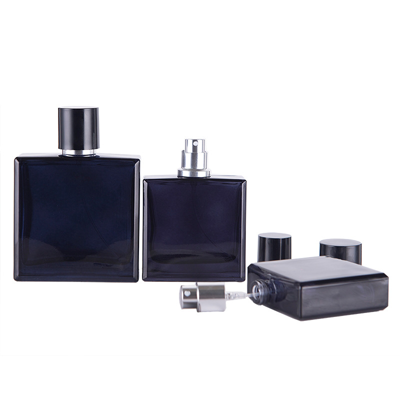 Perfume Zara - 30/50ml Dark Blue Clear Flat Square