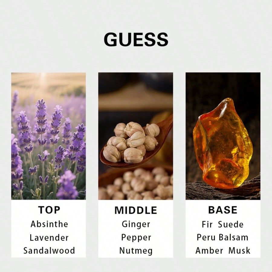 Guess Gold men Eau De Toilette - Perfume Fragrance Tous recension och pris