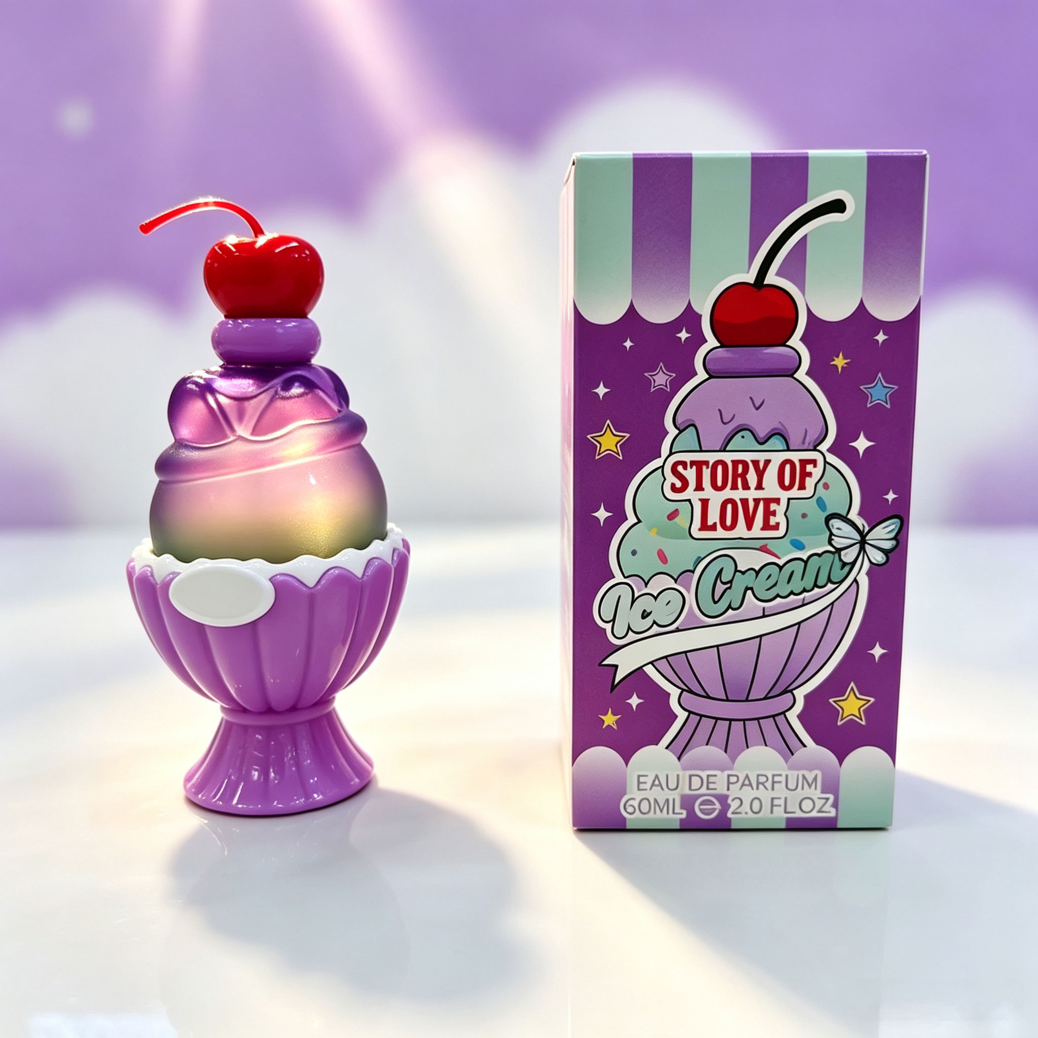 Cute Ice Cream Shaped Eau De P - Perfume Fragrance For Girls recension och pris