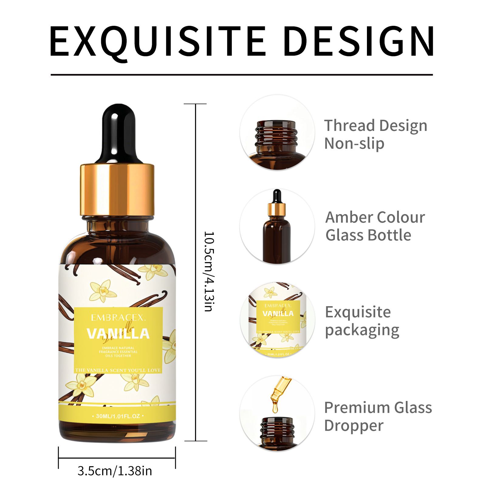 30ml Vanilla Fragrance Oils Fo - Perfume Fragrance Diffuser recension och pris