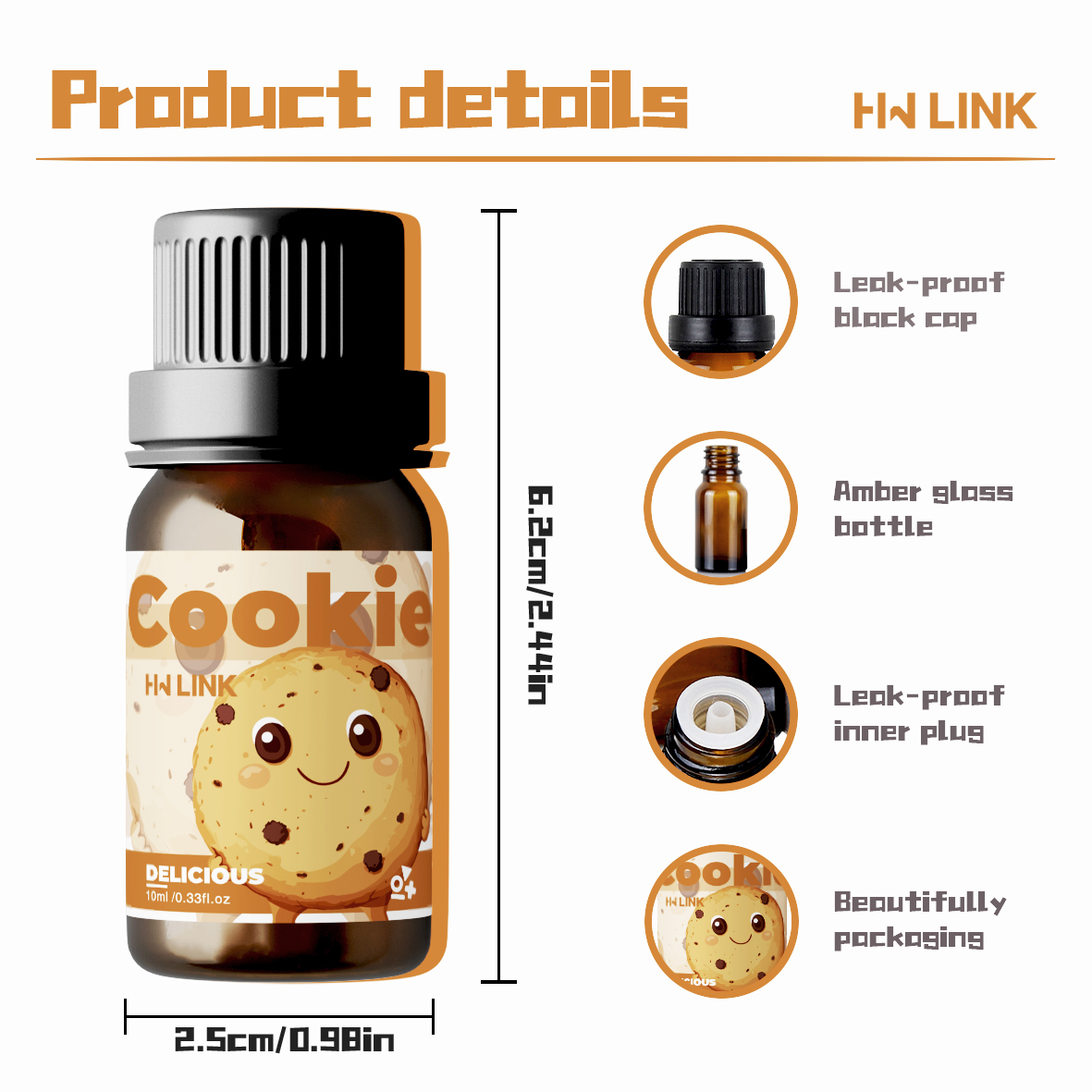 10ml Cookie Fragrance Oils For - Perfume Fragrance Diffuser recension och pris