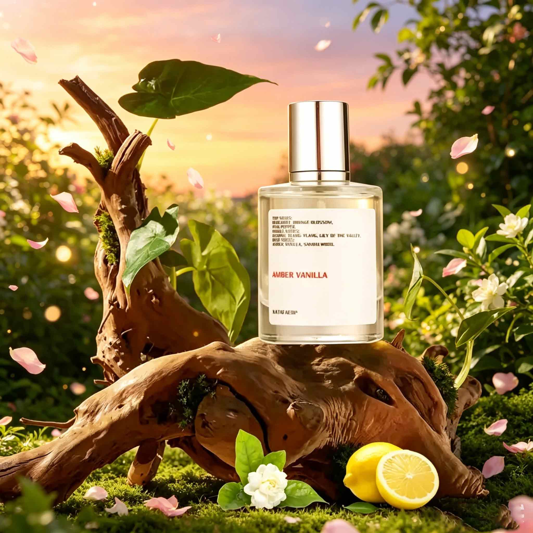 AMBERY VANILLA Amber vanilla p - Perfume Fragrance Powder recension och pris