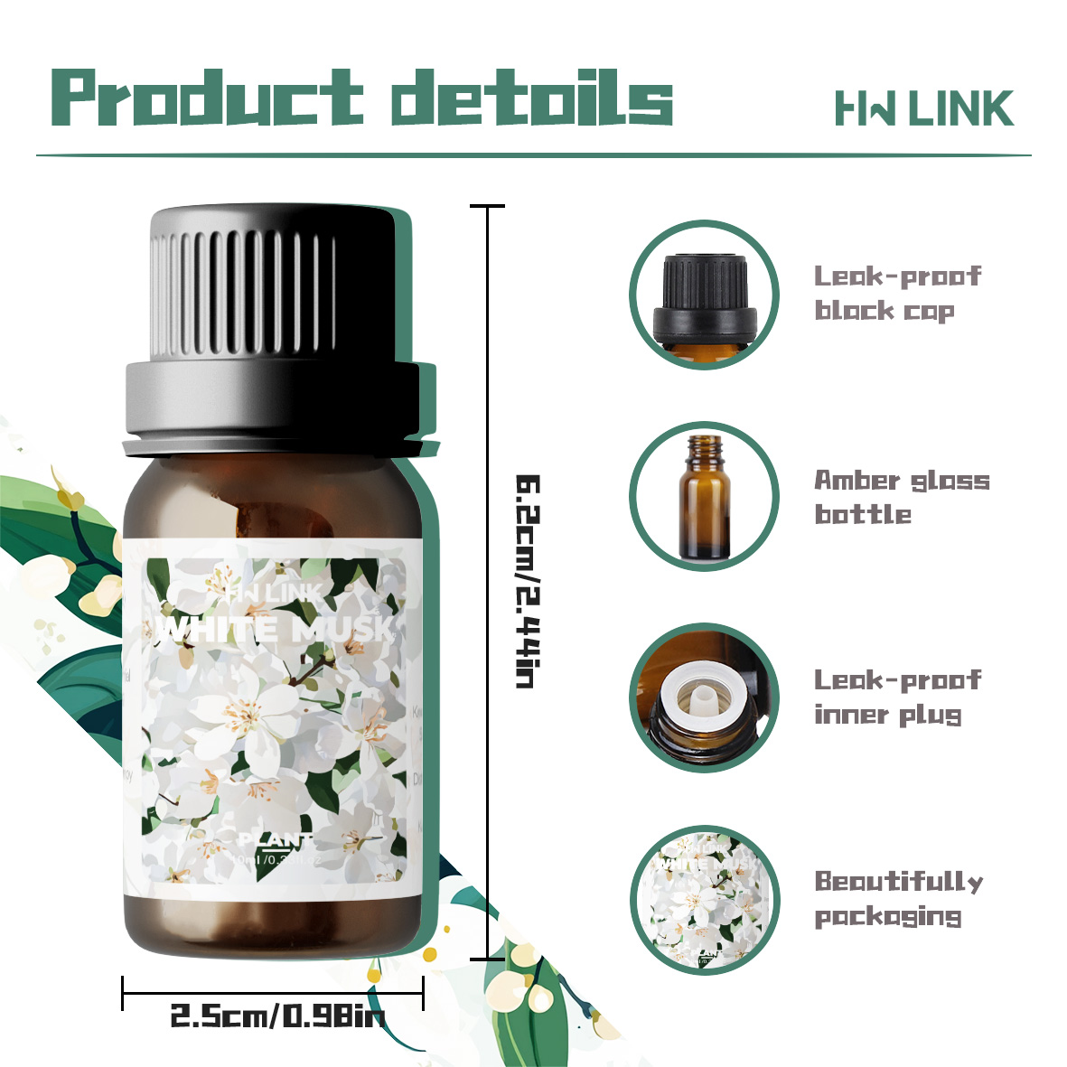 10ml White Musk Fragrance Oils - Perfume Fragrance Diffuser recension och pris