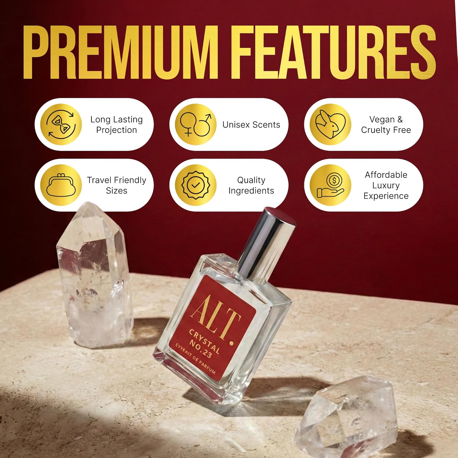 ALT. FRAGRANCES Crystal No. 23 - Perfume Alcohol Fragrance recension och pris