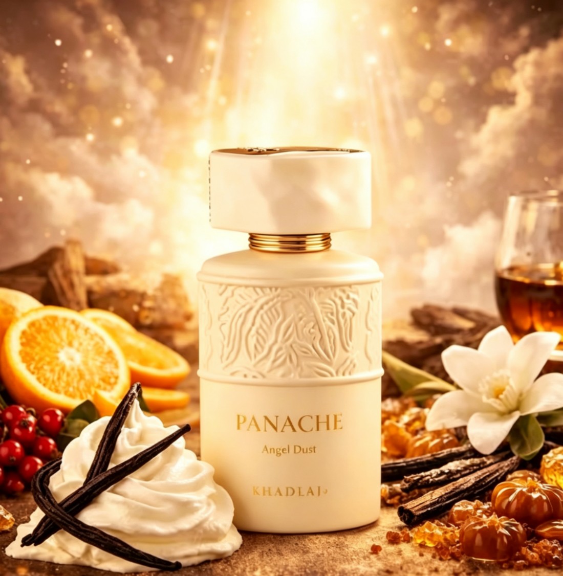 Khadlaj Panache Angel Dust Cre - Perfume Fragrance Powder recension och pris