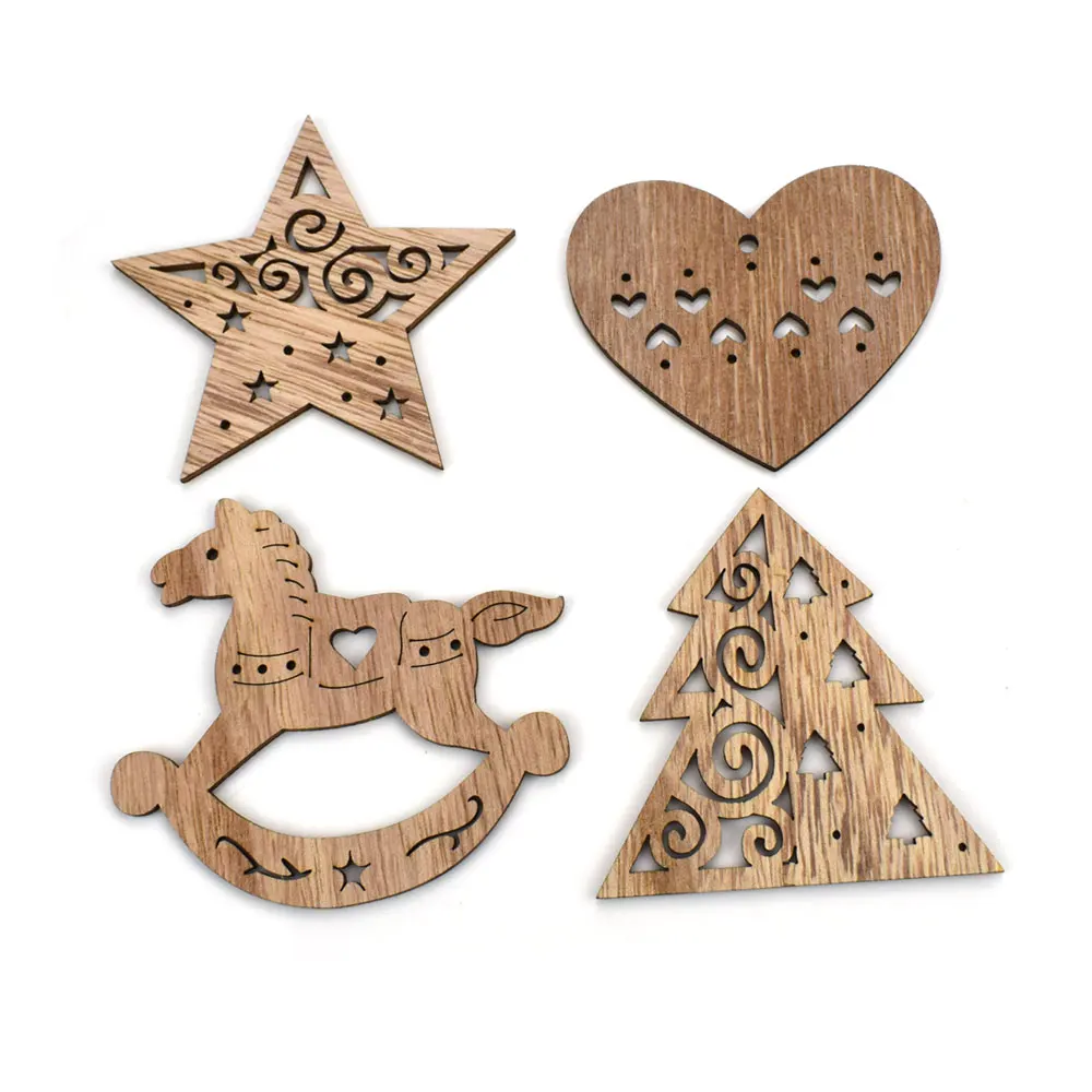 14PCS 70-80MM Christmas Tree F - Oud Wood Chip recension och pris