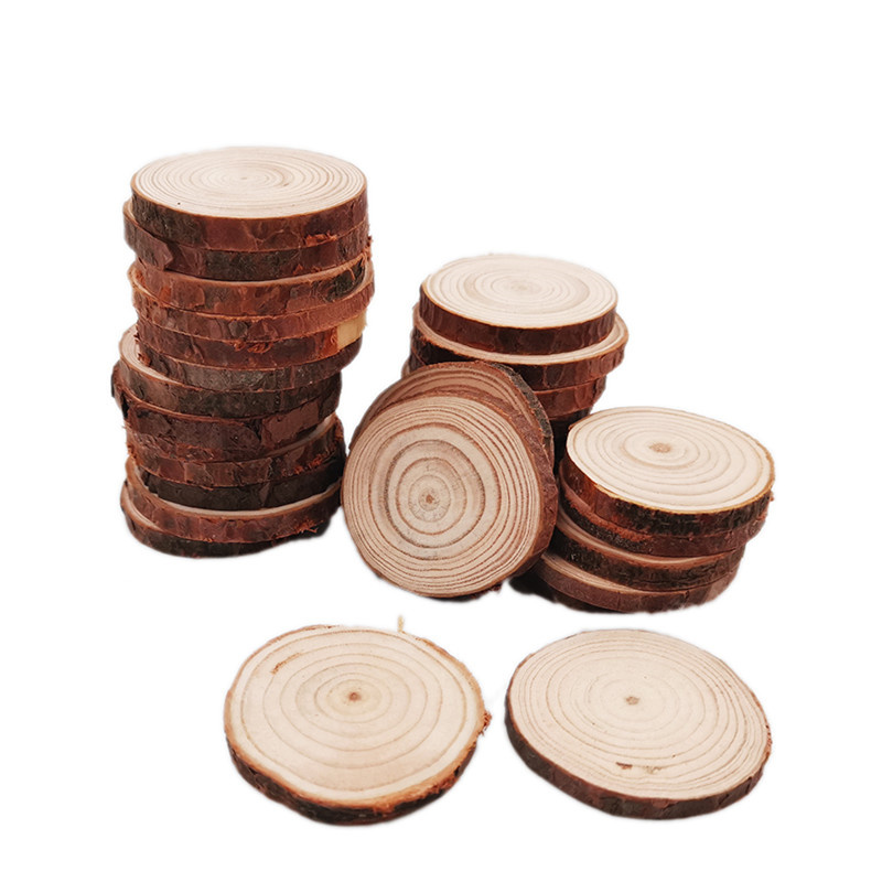 Unfinished Wood Slices Discs C - Oud Wood Chip recension och pris