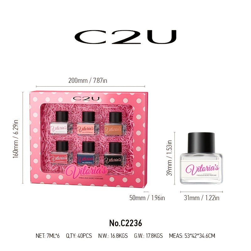 C2U 7ml*6 Bottles Feminine Int - Perfume And Fragrance Difference recension och pris