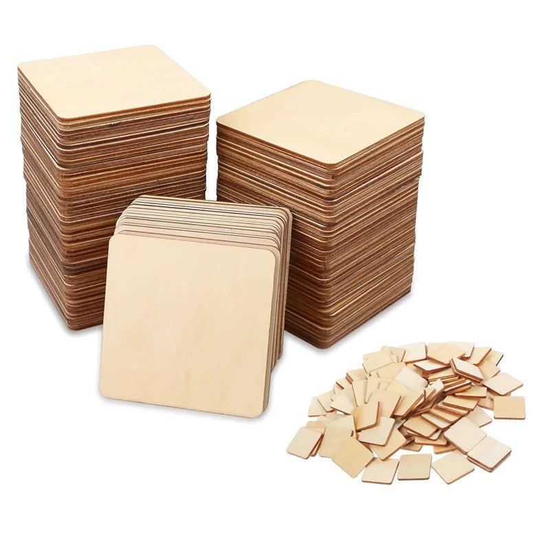 1-10cm Unfinished Blank Wood S - Oud Wood Chip recension och pris